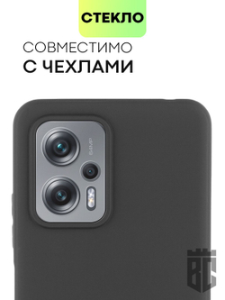 Стекло на камеру BROSCORP для Poco X4 GT оптом (арт. XM-POCOX4(GT)-CLEAR-CAM-GLASS)