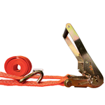 Стяжной ремень с крюками и храповым механизмом