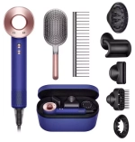 Фен Dyson Supersonic HD07 Vinca Blue/Rose + расчёски