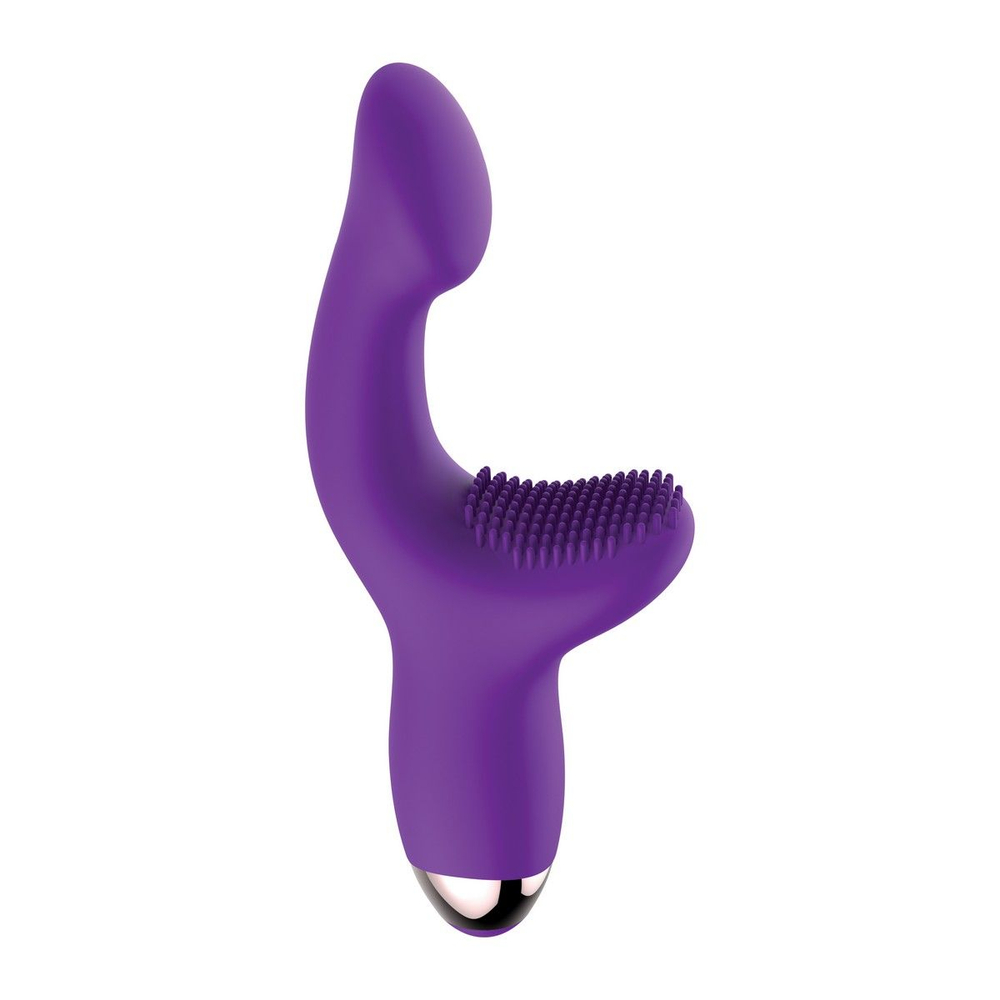 Фиолетовый массажёр для G-точки G-Spot Pleaser - 19 см. (Цвет: фиолетовый)