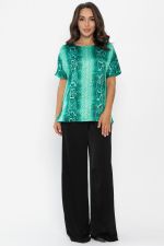 Блуза Морган (зеленая) Б14032-16М LT Collection