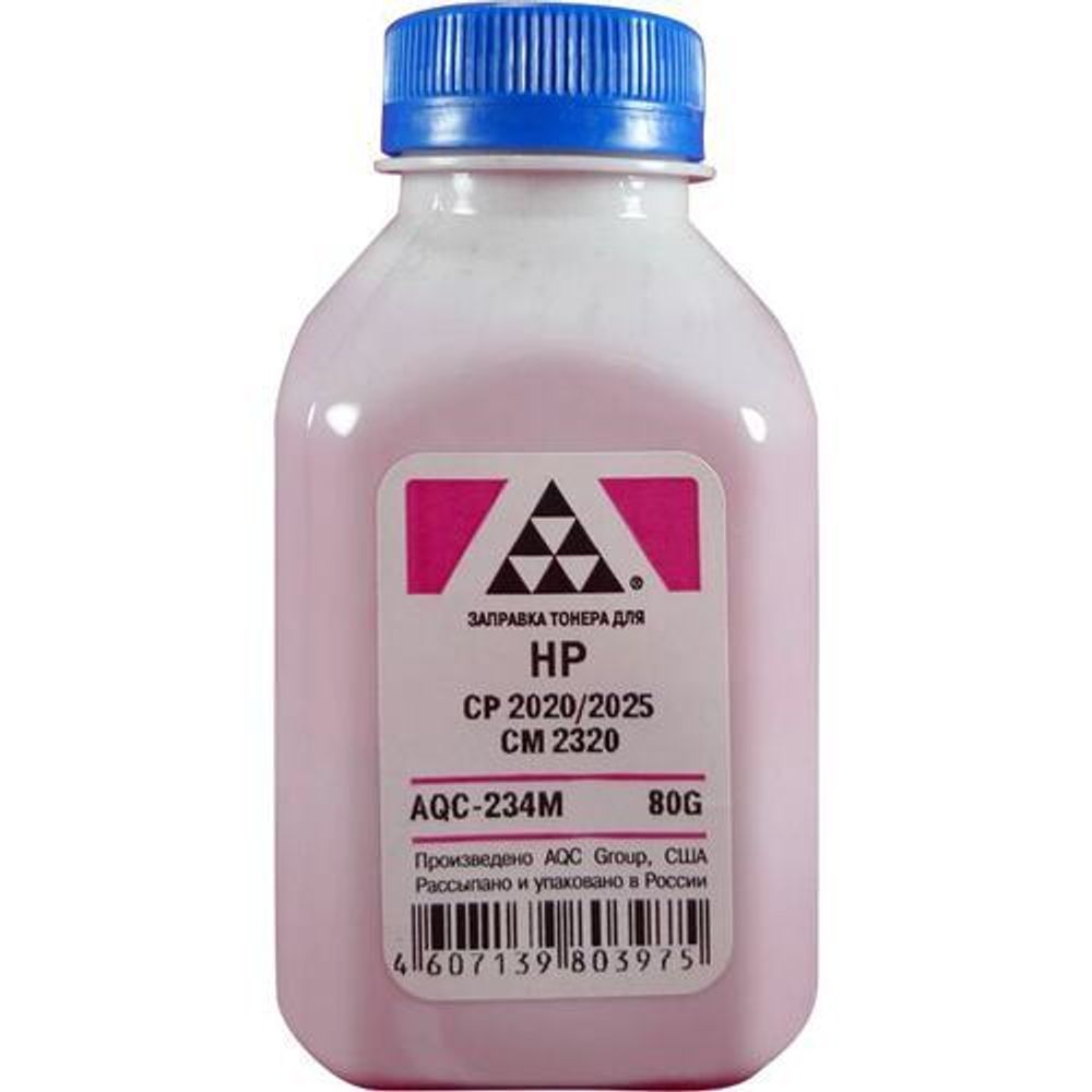 Тонер для картриджей HP CC533A/CE413A Magenta (80г) (AQC-США) Россия
