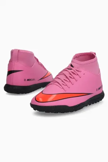 Сороконожки Nike Mercurial Superfly 10 Club TF Junior - бордовый