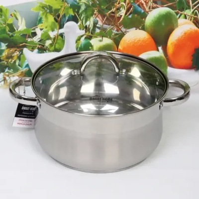 Кастрюля из нержавеющей стали BARBARA 5,8л, индукция, DH08-24