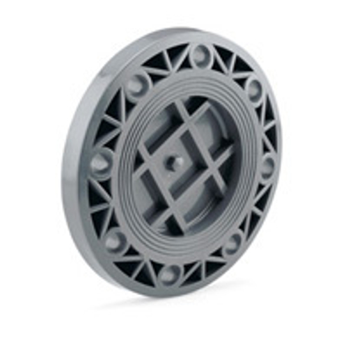 Фланец глухой ПВХ (НПВХ) (Ру10-16), HIDROTEN, Испания