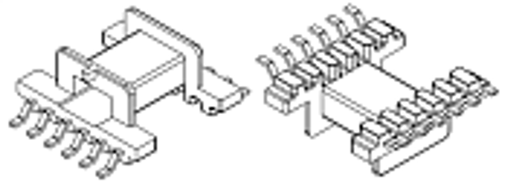 EFD 15/8/5 Каркас 1 сек 12 выв SMD TBI-107-03061.103