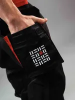 Джоггеры Jogger Street Black Jam Red Pocket