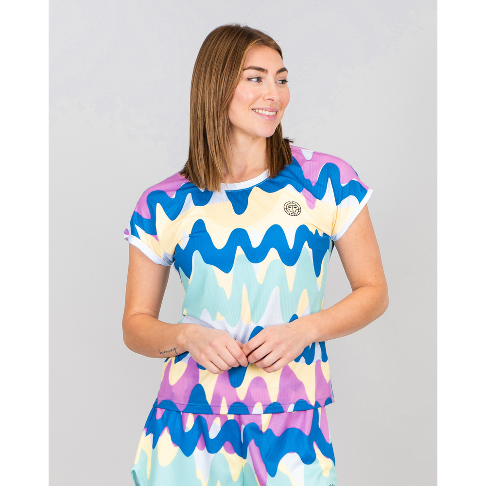 Одежда для тенниса , Футболка BIDI BADU  .