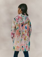 Дождевик для девочки Next E25-196, Кремовый, Розовый, Синий