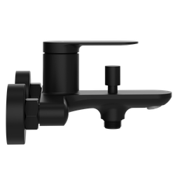 Смеситель для ванны с душем STWORKI Сортланд S10100BK матовый чёрный