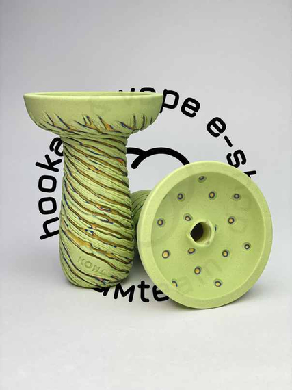 Чаша KONG phunnel lava white green