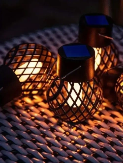 светильники уличные на солнечной батареи для двора сада автовключение