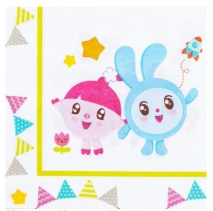 Салфетки "Малышарики" 33 см