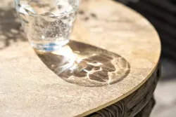 "Ницца" лаунж-зона из искусственного ротанга, цвет серый