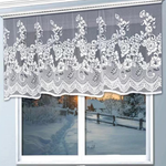 Полотно жаккардовое рис. 2-15-20 Б,  высота 0.8м, цвет белый, Россия.