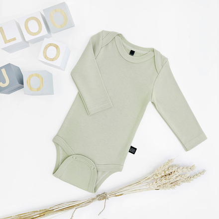 Боди с длинным рукавом LooJoo Шалфей