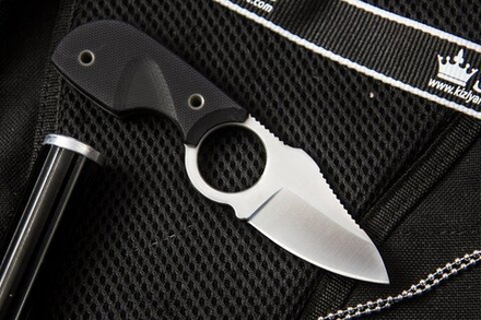 Нож Kizlyar Supreme AMIGO X D2 S G10-BH (Satin, G10 Black Handle)