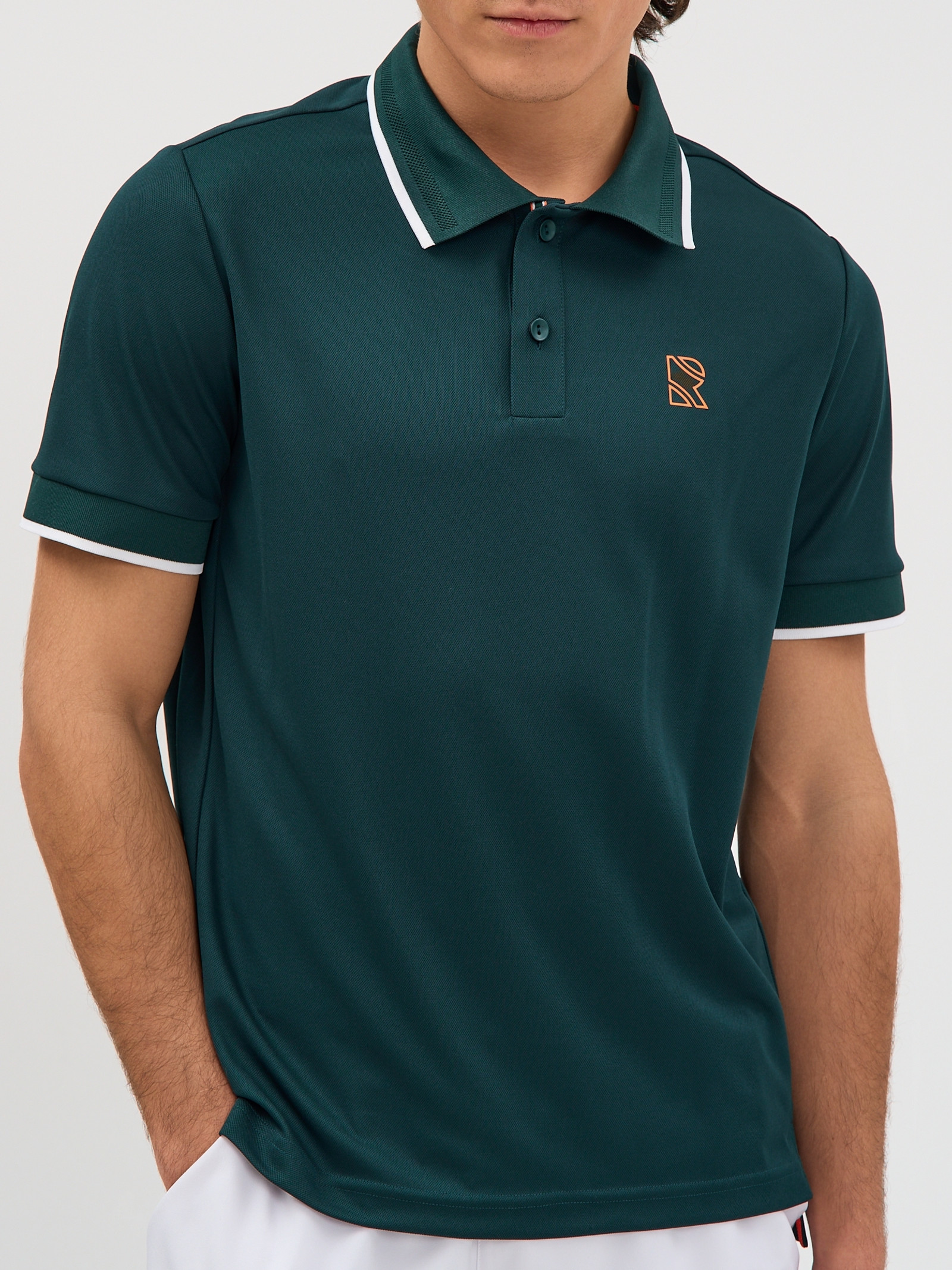 Поло мужское Deporte, Deep green