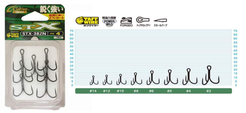 Крючок Owner STX-38ZN №04
