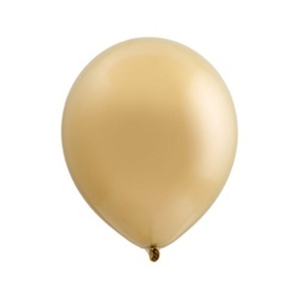 Шар (12"/30 см) Хром Gold 25 шт.