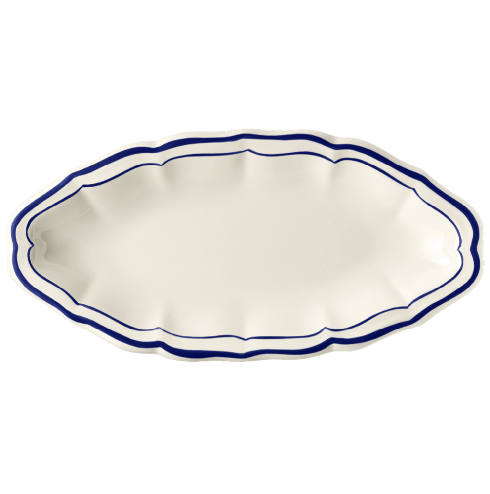 Блюдо овальное Gien Filet Taupe (26 см)