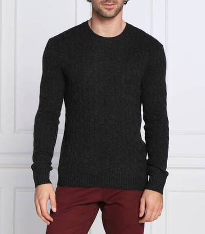 Хлопковый свитер POLO RALPH LAUREN - графитовый(710876762)