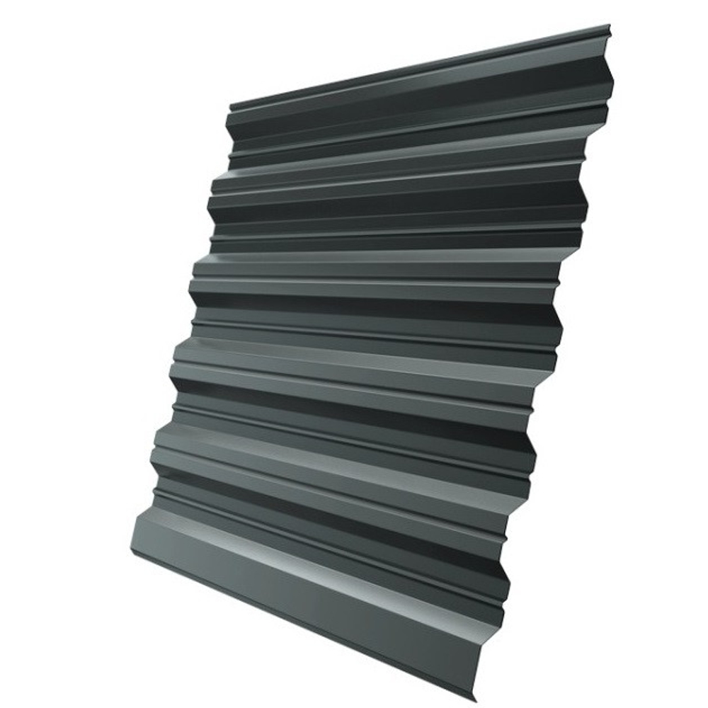 Профнастил НС35 Железный Форт Satin 0,5 мм RAL 7005 мышино-серый