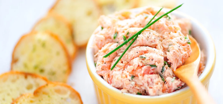 Риет из кеты и горбуши с/б 180гр 1/8шт