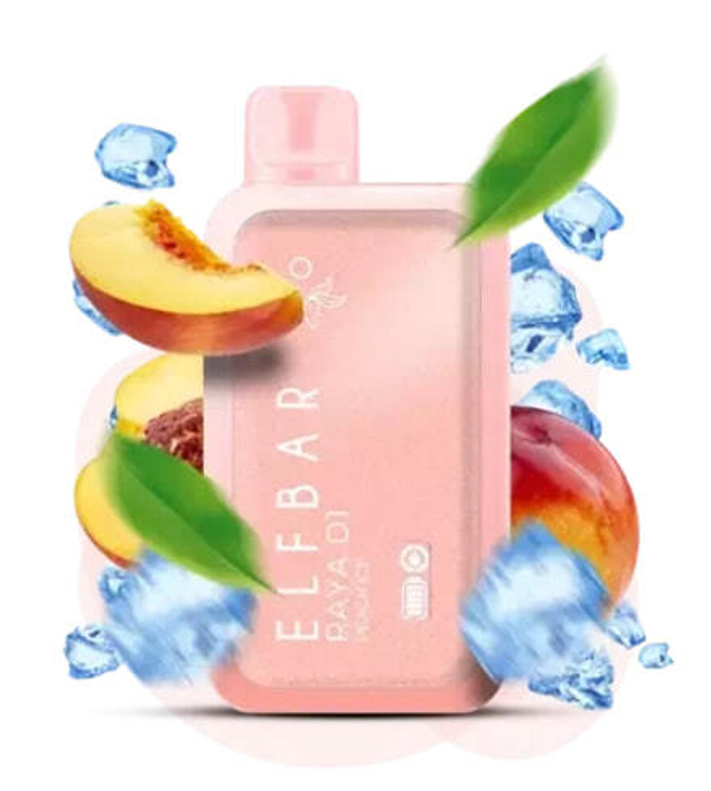 ELF BAR RAYA D1 - Peach Ice (5% nic)