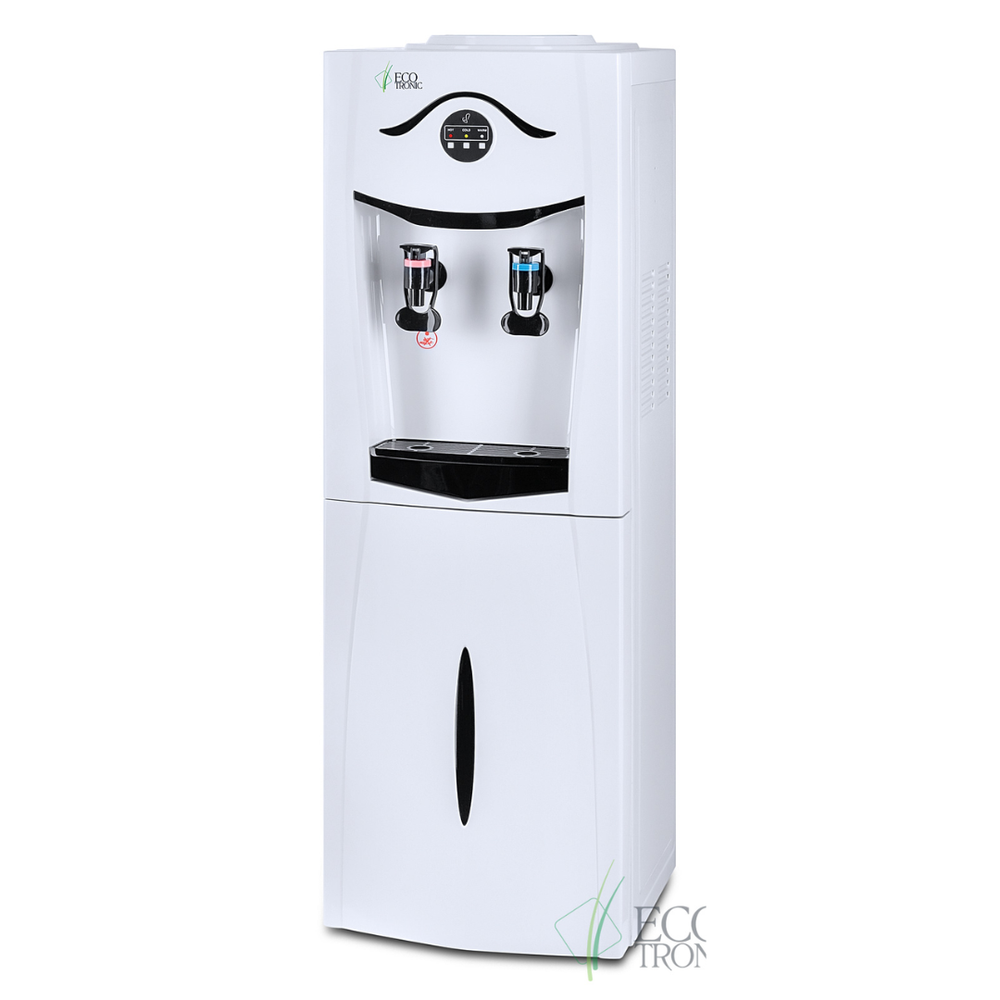 Кулер Ecotronic K21-LF white-black с холодильником