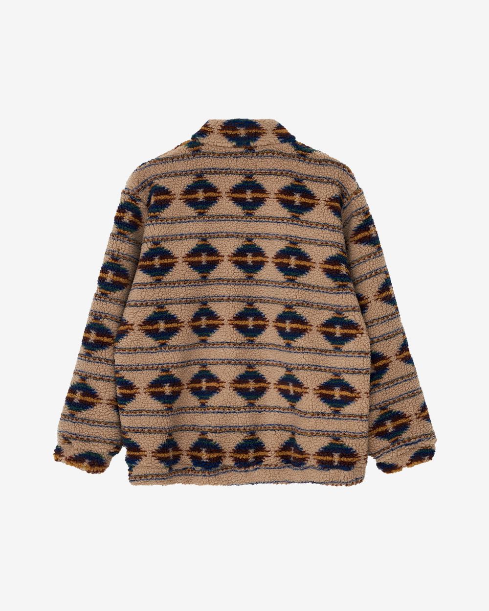 Толстовка Magamaev Turbofleece Button Beige/Navy