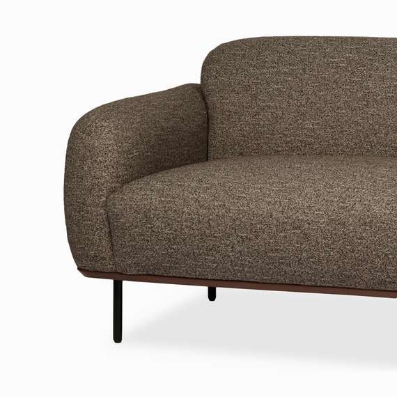 Диван Blocco 230 см, серо-коричневый