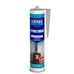 KRASS Герметик силиконовый термостойкий красный 280мл ТЕРМОСТОЙКИЙ (LAKRA)