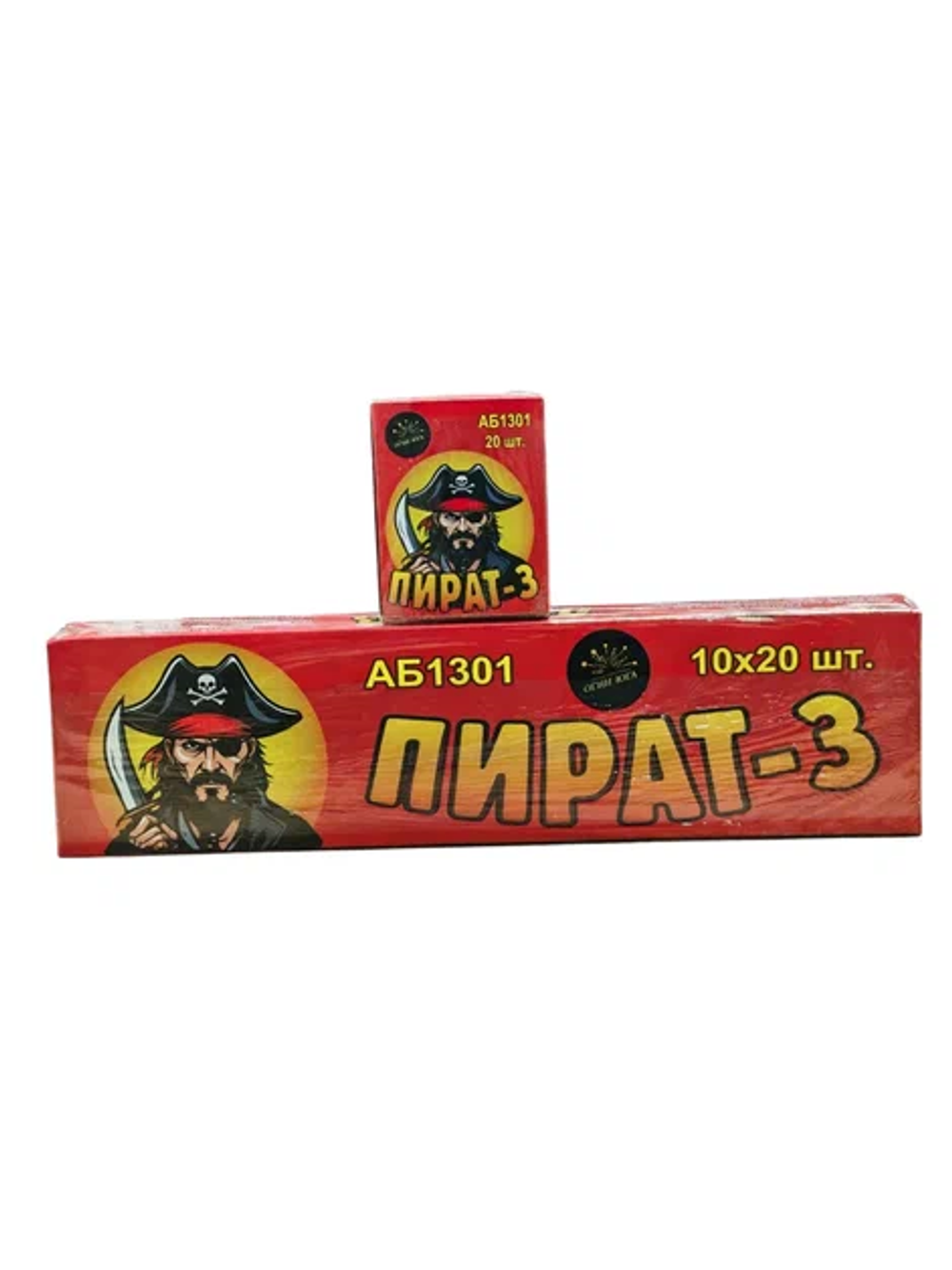 АБ1301 Петарды "Пират-3" (1 блок / 10 упаковок)