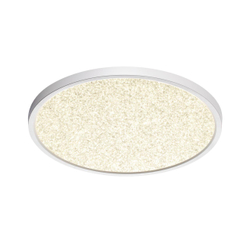 7661/32L MITRA LED SN 555 Светильник пластик/белый LED 32Вт 3000/4000K D400 IP40 OMEGA WHITE