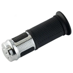 Ручка газа с вольтметром и кнопками серебряная (кабель 1,7м) для электросамокатов электровелосипедов