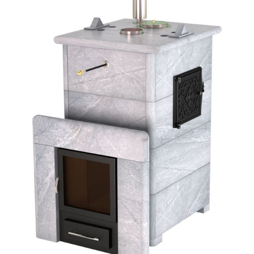 Банная печь ИзиСтим Сочи М2 в полноценном кожухе