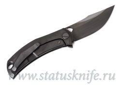 Нож CKF/Коныгин Barm DLC/зеркало, сталь М398, рукоять титанфотография - 4