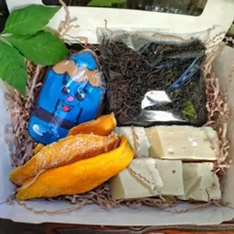 Подарочный набор "Карандаш синий", 220 г.