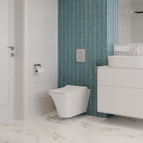 Унитаз NIVOLET Aria подвесной безободковый Ceruttispa CT7779 (495x360x350)