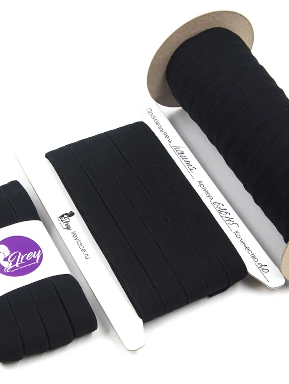 170 626/15 Бейка окантовочная Laumа 15 мм, черный 170