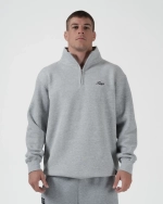 Свитшот на молнии KINGZ Script Quarter - Grey