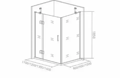 Душевой уголок Bas Saturn WTW 140*100*185 R