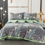 Комплект постельного белья Сатин с Одеялом 100% хлопок 160x80 на резинке OBR140