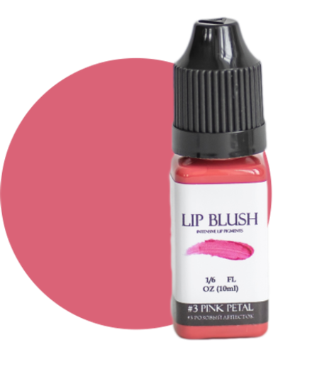 Пигмент для перманентного макияжа LIP BLUSH #3 PINK PETAL Розовый лепесток, 10 мл
