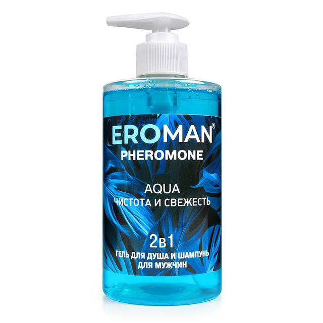 Гель для душа и шампунь с феромонами EROMAN AQUA 430 мл