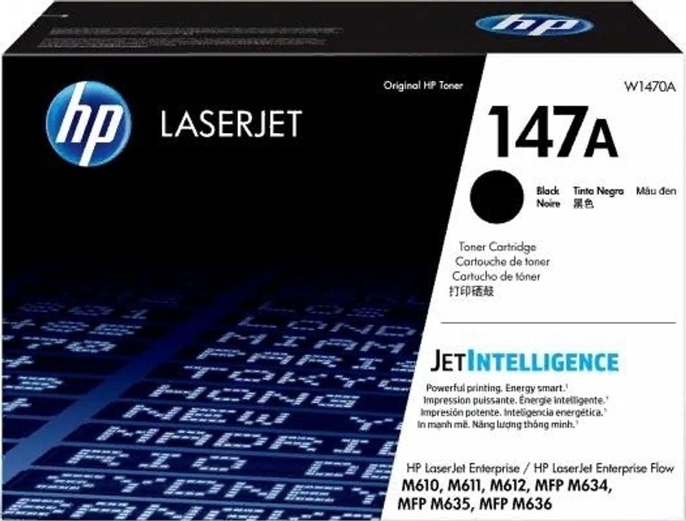 Картриджи HP 147A W1470A черный