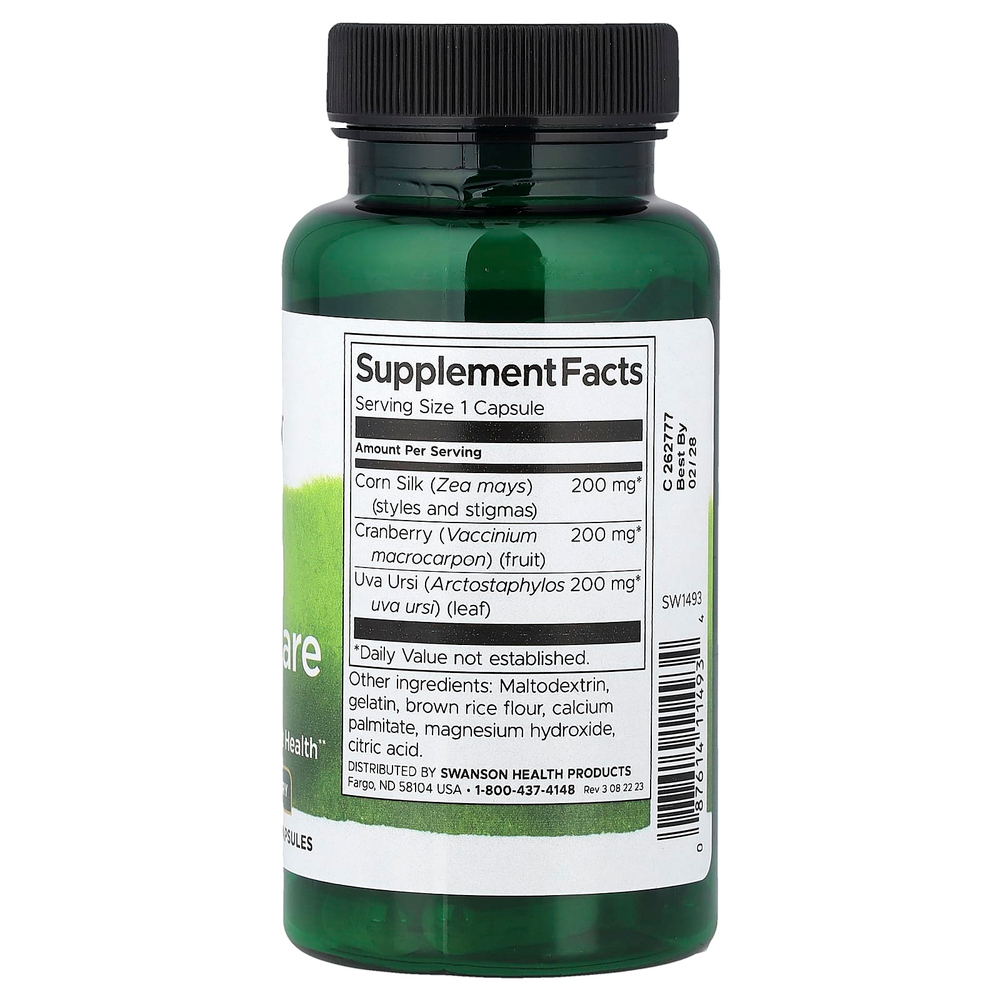 Swanson Vitamins, травяное средство для мочеиспускания, 60 капсул