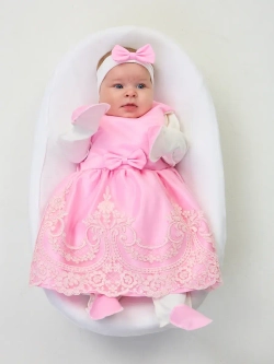 Конверт на выписку с платьем летний