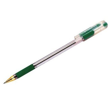 Ручка шариковая MunHwa MC Gold зелёная, 0.5мм, масляный стержень, грип